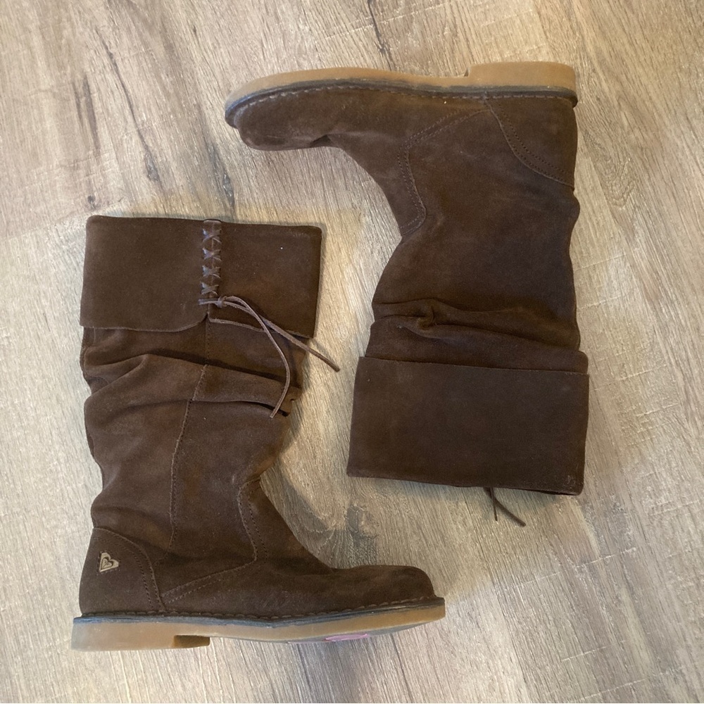 Roxy Suede Boots NWOT 6.5